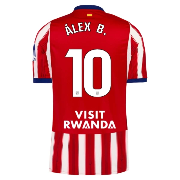 Atlético Madrid Alex B. 10 Heimtrikot 26/27 für Herren Atlético Madrid Alex B. 10 Heimtrikot 26/27 für Herren