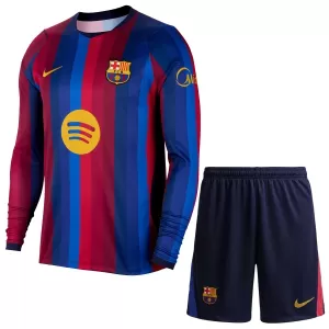 FC Barcelona Heimtrikot 26/27 Langarm für Kinder