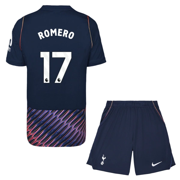 Tottenham Hotspur Cristian Romero 17 Auswärtstrikot 26/27 für Kinder Tottenham Hotspur Cristian Romero 17 Auswärtstrikot 26/27 für Kinder