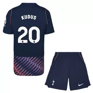 Tottenham Hotspur Kudus 20 Auswärtstrikot 26/27 für Kinder