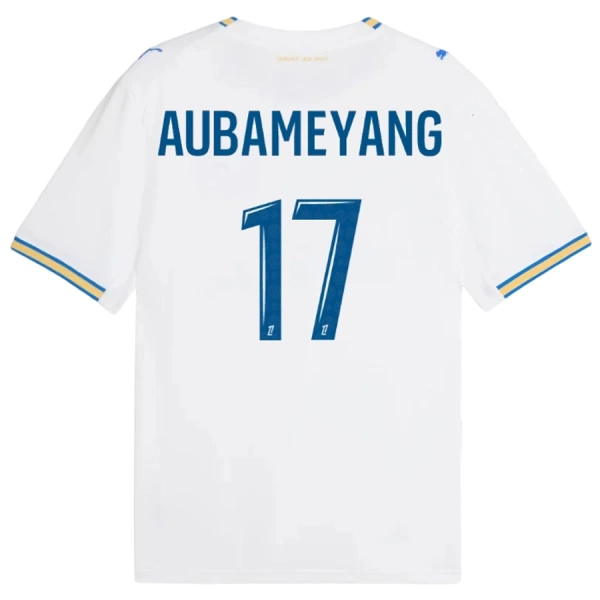 Olympique de Marseille Aubameyang 17 Heimtrikot 26/27 für Herren Olympique de Marseille Aubameyang 17 Heimtrikot 26/27 für Herren