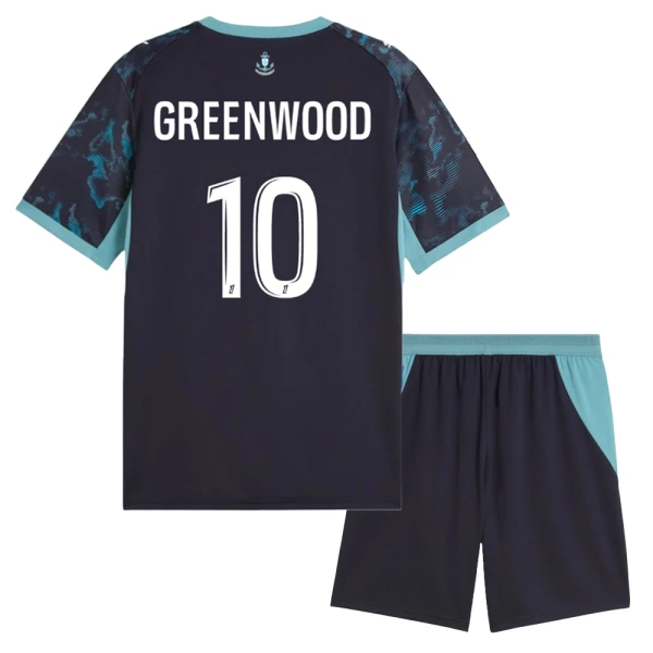 Olympique de Marseille Greenwood 10 Auswärtstrikot 26/27 für Kinder Olympique de Marseille Greenwood 10 Auswärtstrikot 26/27 für Kinder