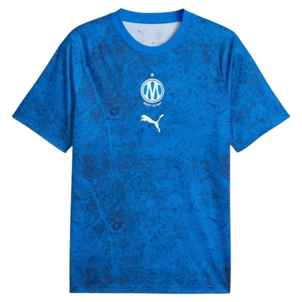 Olympique de Marseille Pre-Match Trikot 26/27 für Herren Blau Olympique de Marseille Pre-Match Trikot 26/27 für Herren Blau