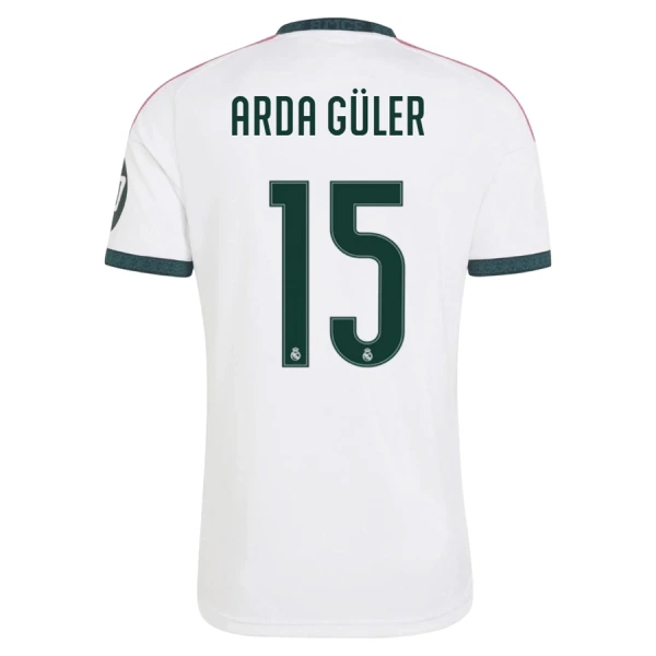 Real Madrid Arda Guler 15 Heimtrikot 26/27 für Herren Real Madrid Arda Guler 15 Heimtrikot 26/27 für Herren