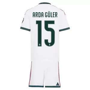 Real Madrid Arda Guler 15 Heimtrikot 26/27 für Kinder