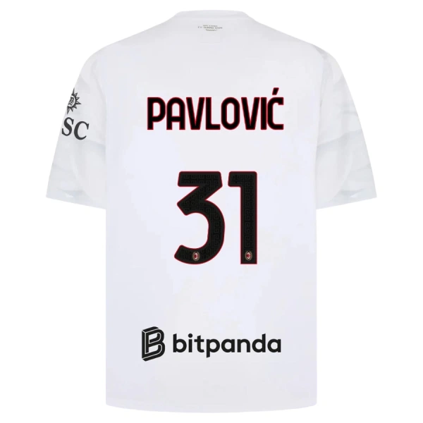 AC Milan Pavlovic 31 Auswärtstrikot 26/27 für Herren AC Milan Pavlovic 31 Auswärtstrikot 26/27 für Herren