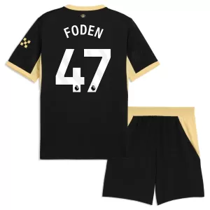 Manchester City Phil Foden 47 Auswärtstrikot 26/27 für Kinder