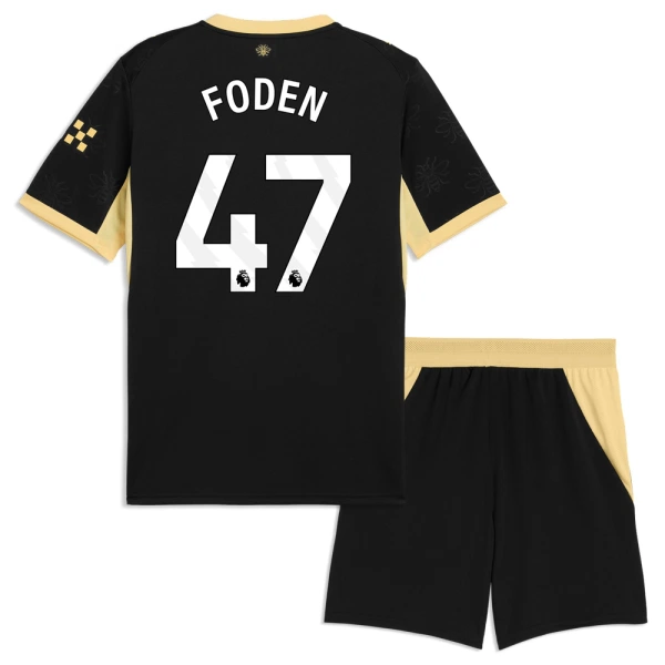 Manchester City Phil Foden 47 Auswärtstrikot 26/27 für Kinder Manchester City Phil Foden 47 Auswärtstrikot 26/27 für Kinder