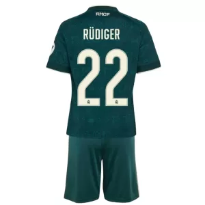 Real Madrid Antonio Rudiger 22 Auswärtstrikot 26/27 für Kinder