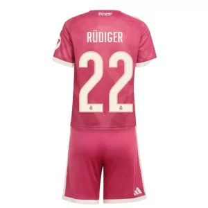 Real Madrid Antonio Rudiger 22 Ausweichtrikot 26/27 für Kinder