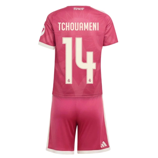 Real Madrid Aurélien Tchouaméni 14 Ausweichtrikot 26/27 für Kinder