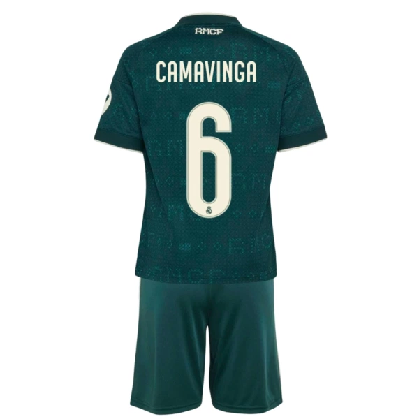 Real Madrid Eduardo Camavinga 6 Auswärtstrikot 26/27 für Kinder