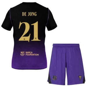 FC Barcelona Frenkie de Jong 21 Auswärtstrikot 26/27 für Kinder