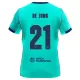 FC Barcelona Frenkie de Jong 21 Ausweichtrikot 26/27 für Kinder