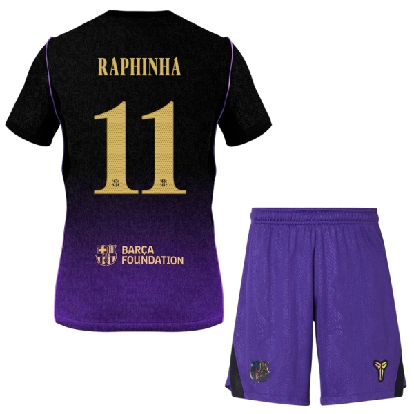 FC Barcelona Raphinha 11 Auswärtstrikot 26/27 für Kinder