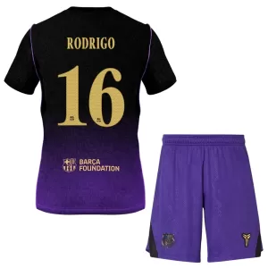 FC Barcelona Rodrigo Hernández 16 Auswärtstrikot 26/27 für Kinder