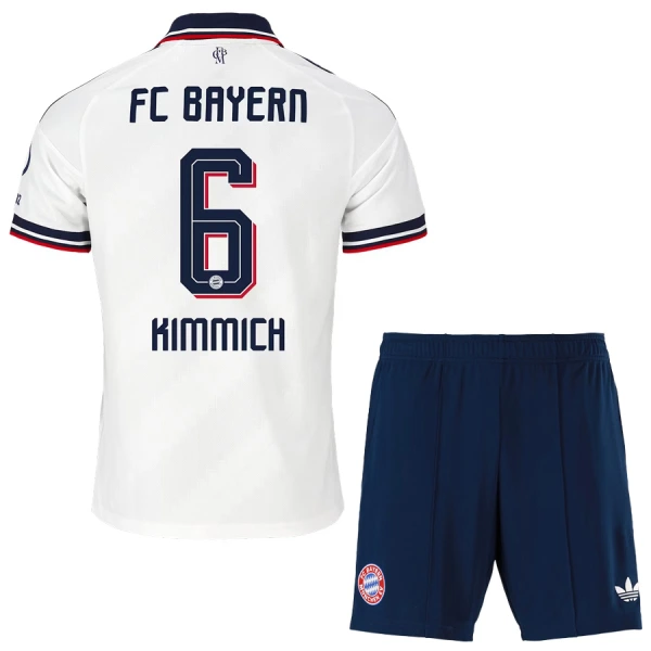 FC Bayern München Joshua Kimmich 6 Auswärtstrikot 26/27 für Kinder FC Bayern München Joshua Kimmich 6 Auswärtstrikot 26/27 für Kinder
