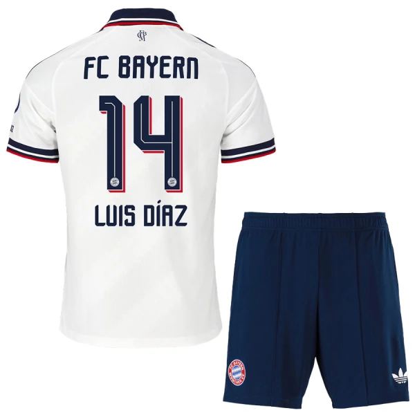 FC Bayern München Luis Díaz 14 Auswärtstrikot 26/27 für Kinder