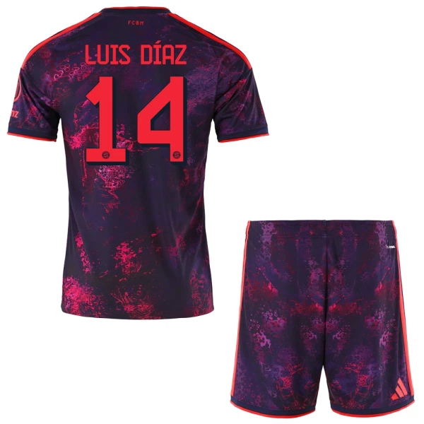FC Bayern München Luis Díaz 14 Ausweichtrikot 26/27 für Kinder