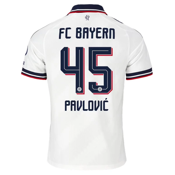 FC Bayern München Pavlovic 45 Auswärtstrikot 26/27 für Herren FC Bayern München Pavlovic 45 Auswärtstrikot 26/27 für Herren