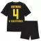 Borussia Dortmund Nico Schlotterbeck 4 Auswärtstrikot 26/27 für Kinder