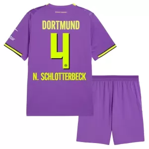 Borussia Dortmund Nico Schlotterbeck 4 Ausweichtrikot 26/27 für Kinder