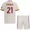 AS Roma Paulo Dybala 21 Auswärtstrikot 26/27 für Kinder