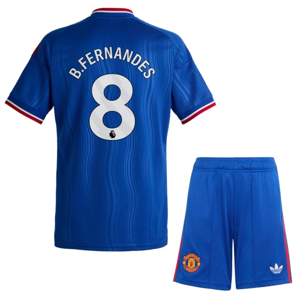 Manchester United Bruno Fernandes 8 Auswärtstrikot 26/27 für Kinder Manchester United Bruno Fernandes 8 Auswärtstrikot 26/27 für Kinder