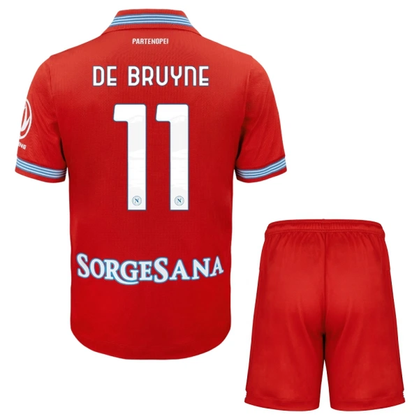 SSC Napoli Kevin De Bruyne 11 Ausweichtrikot 26/27 für Kinder