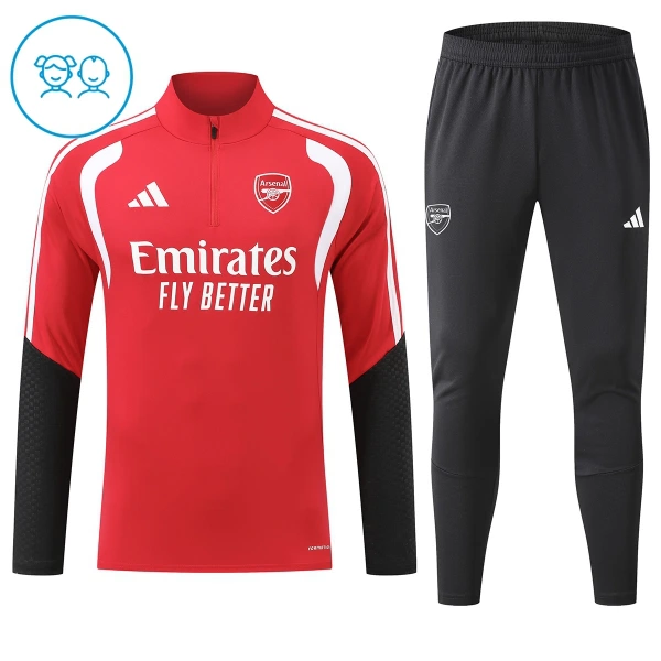 Arsenal Trainingspullover-Set 26/27 für Kinder Rot Arsenal Trainingspullover-Set 26/27 für Kinder Rot