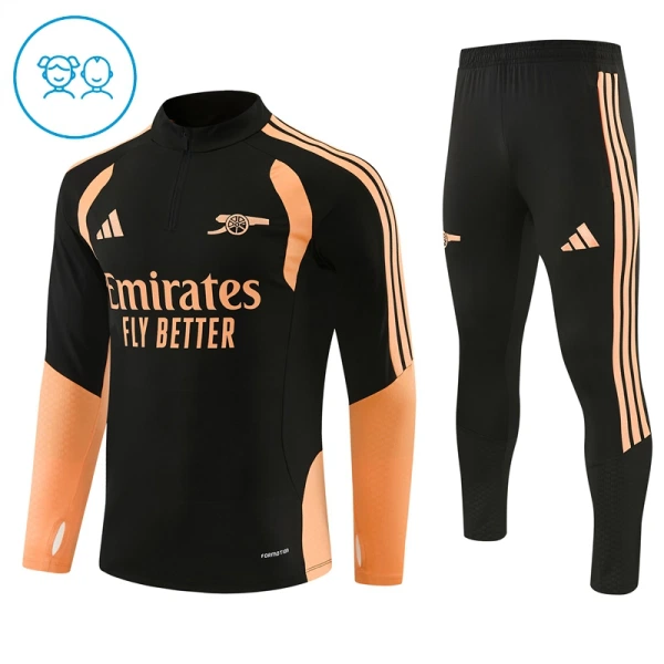 Arsenal Trainingspullover-Set 26/27 für Kinder Schwarz Arsenal Trainingspullover-Set 26/27 für Kinder Schwarz
