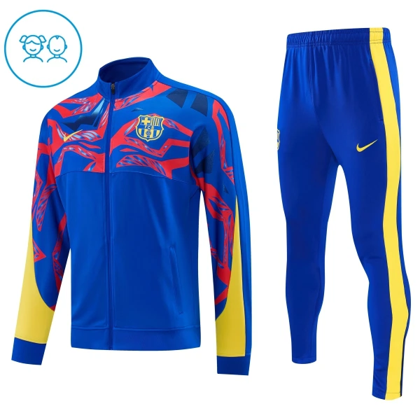Barcelona Trainingsjackenanzüge 26/27 für Kinder Blau Barcelona Trainingsjackenanzüge 26/27 für Kinder Blau
