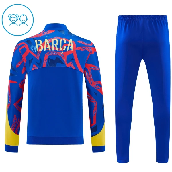 Barcelona Trainingsjackenanzüge 26/27 für Kinder Blau