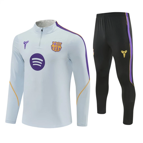 Barcelona Trainingspullover-Set 26/27 für Herren Weiß Barcelona Trainingspullover-Set 26/27 für Herren Weiß