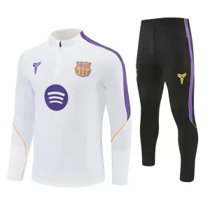 Barcelona Trainingspullover-Set 26/27 für Herren Weiß