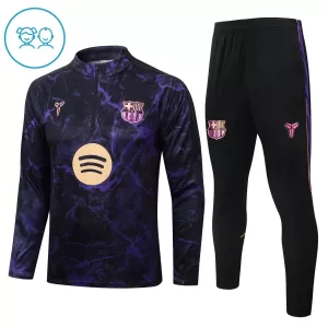 Barcelona Trainingspullover-Set 26/27 für Kinder Schwarz