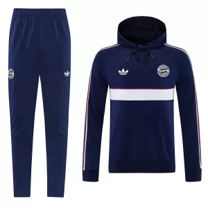 Bayern München Trainingspullover-Kit mit Kapuzenpullover 26/27 für Herren Navy