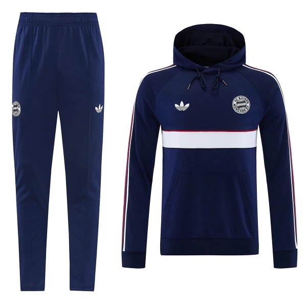 Bayern München Trainingspullover-Kit mit Kapuzenpullover 26/27 für Herren Navy Bayern München Trainingspullover-Kit mit Kapuzenpullover 26/27 für Herren Navy