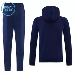 Bayern München Trainingspullover-Kit mit Kapuzenpullover 26/27 für Kinder Navy