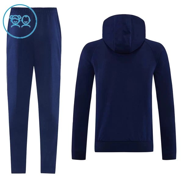 Bayern München Trainingspullover-Kit mit Kapuzenpullover 26/27 für Kinder Navy