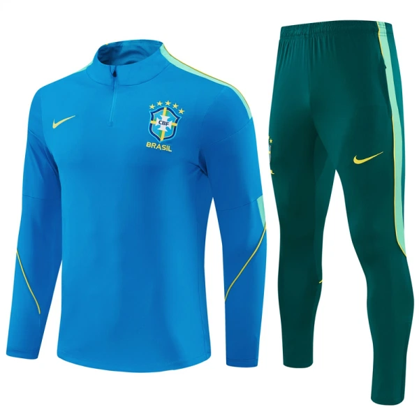 Brasilien Trainingspullover-Set 26/27 für Herren Blau Brasilien Trainingspullover-Set 26/27 für Herren Blau