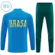 Brasilien Trainingspullover-Set 26/27 für Kinder Blau