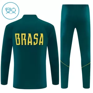 Brasilien Trainingspullover-Set 26/27 für Kinder Grün