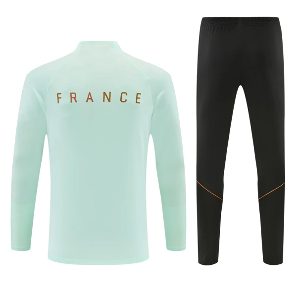 Frankreich Trainingspullover-Set 26/27 für Herren Weiß