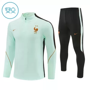 Frankreich Trainingspullover-Set 26/27 für Kinder Weiß