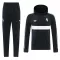Juventus Trainingspullover-Kit mit Kapuzenpullover 26/27 für Herren Schwarz