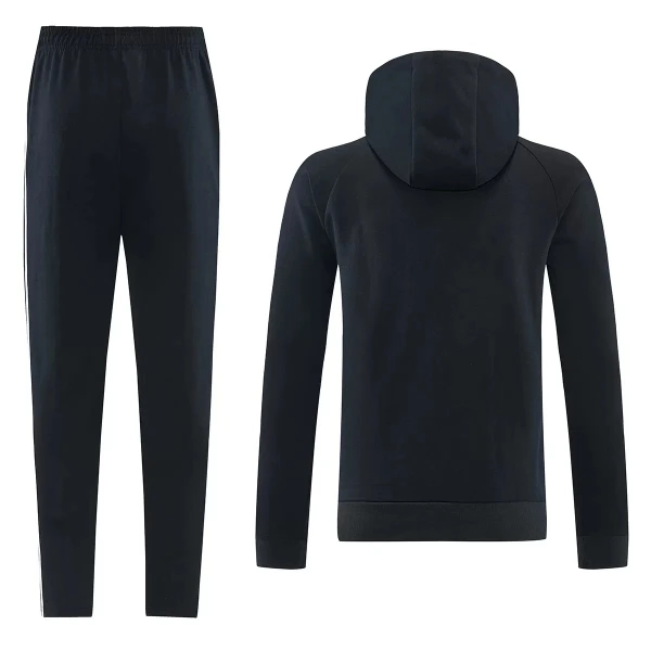 Juventus Trainingspullover-Kit mit Kapuzenpullover 26/27 für Herren Schwarz