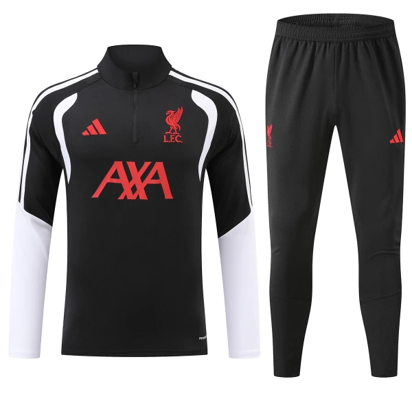 Liverpool Trainingspullover-Set 26/27 für Herren Schwarz