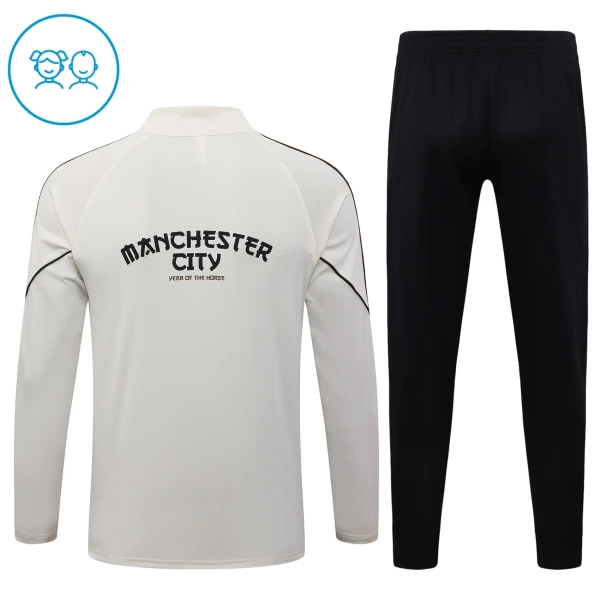 Manchester City Trainingspullover-Set 26/27 für Kinder Grau