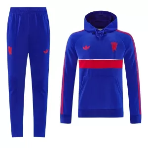 Manchester United Trainingspullover-Kit mit Kapuzenpullover 26/27 für Herren Blau